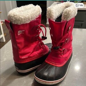 Sorel Pink Winter Boots